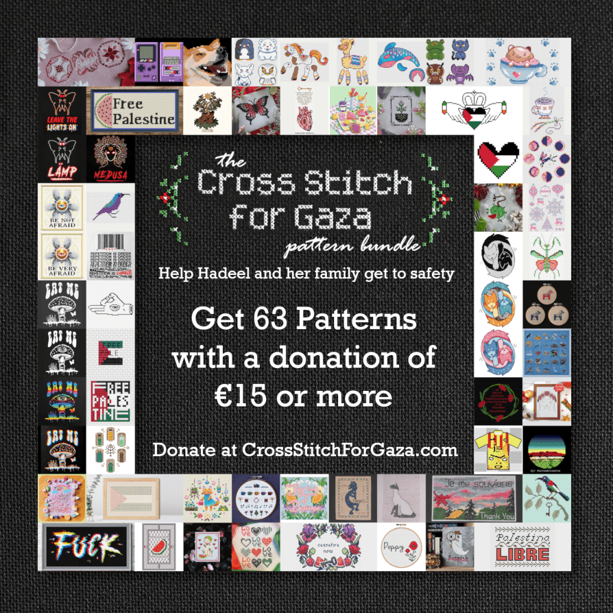 Cross Stitch for&nbsp;Gaza!